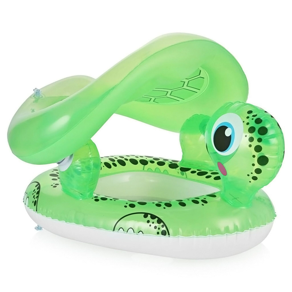 Круг надувной 74х66 см, Bestway, Черепаха, 34094, с сиденьем и тентом