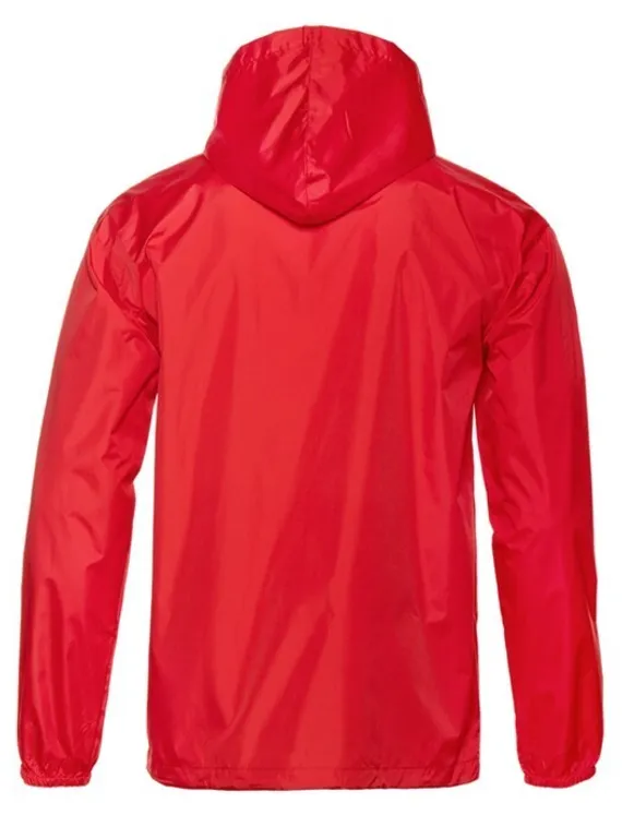 Ветровка унисекс, размер XS, цвет красный