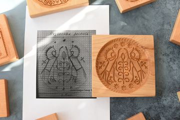 Пряничная форма Кони мезенские