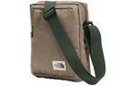 THE NORTH FACE One Shoulder Crossbody Outdoor Bag Polyester Linen Brown Unisex