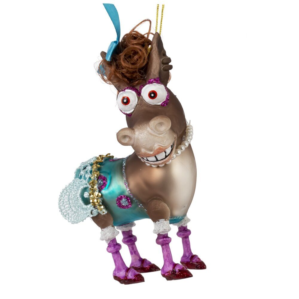 GAEM Украшение новогоднее "Ослик", L7 W5 H13 см