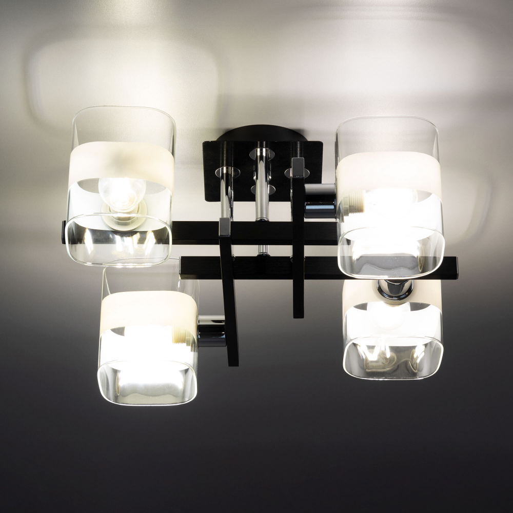 Citilux Вирта CL139242 Люстра потолочная Чёрная