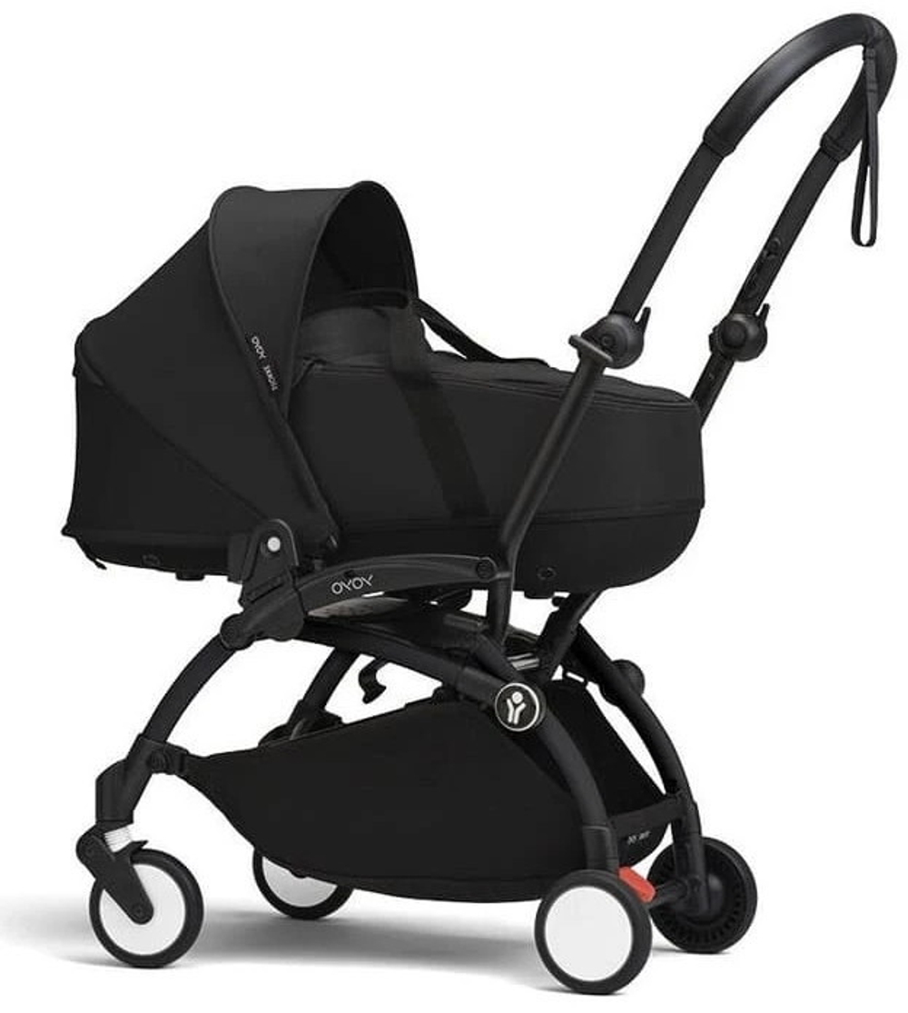 Коляска Stokke YOYO3 Newborn Shell рама чёрная Black 2 в 1 Black