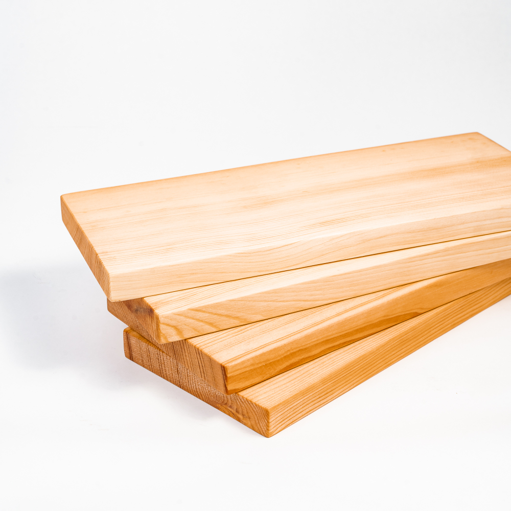 Деревянная разделочные доски 4 шт. из сибирского кедра RDN25