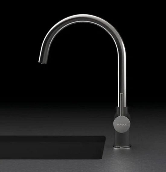 Смеситель Schock Ares, Cristalite сталь/саббиа