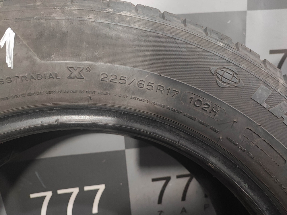 Шины комплект 4шт. Michelin Latitude Tour HP 225/65 R17    Б/У Оригинал