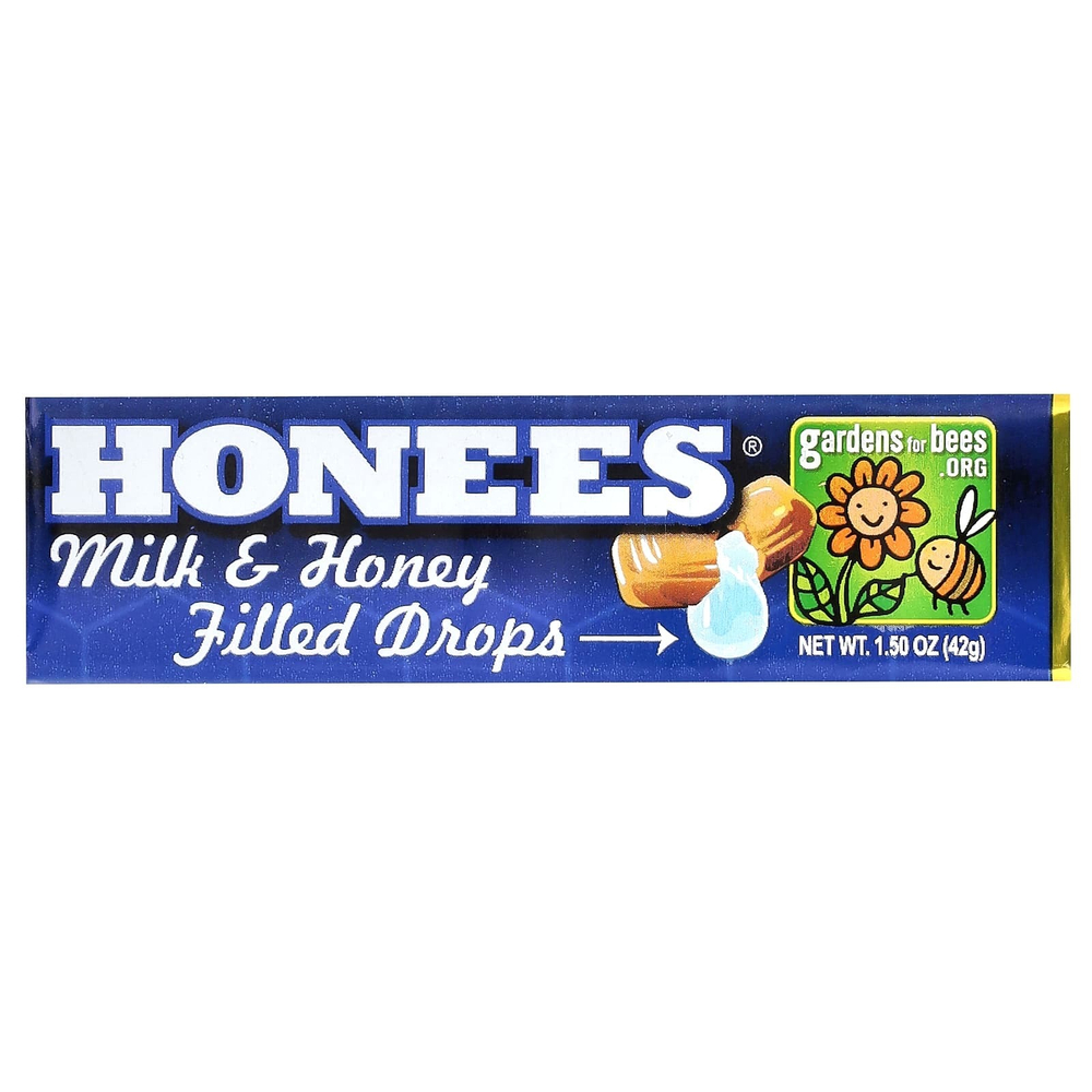 Honees, леденцы с молоком и мёдом, 1,50 унции (42 г)