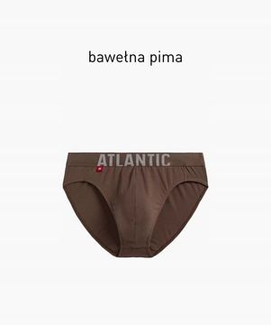Мужские трусы слипы спорт  Atlantic MP-1574, Pima cotton, темно-бежевый