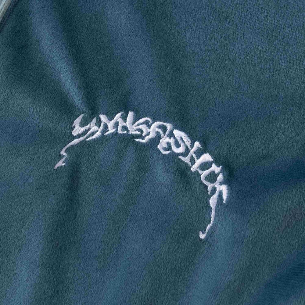 Олимпийка Ymkashix велюровая Puff темно-синяя