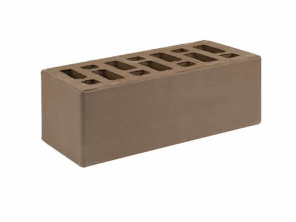 Кирпич лицевой Коричневый, Гладкий, 1,4NF 250*120*88 мм