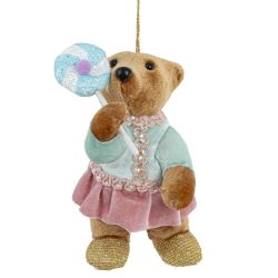 GAEM Изделие декоративное подвесное "Медвежонок", L8 W11 H16 см, 2в.