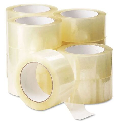 Клейкая лента прозрачная, 48 ммх130 м (скотч)