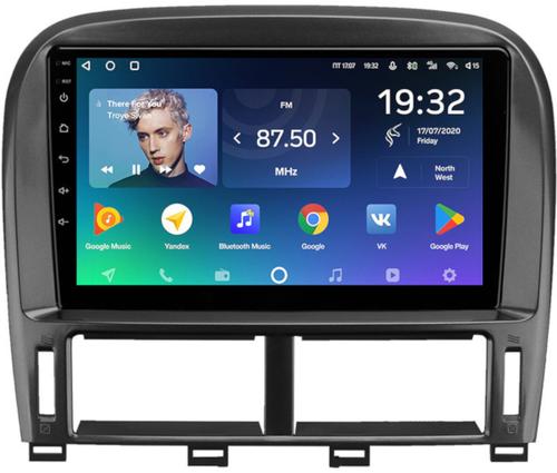 Магнитола для Lexus LS430 Toyota Celsior XF30 2000-2006 (ШГУ цветной) - Teyes CC2 PLUS монитор 9" QLED, Android 10, Быстрая, SIM-слот