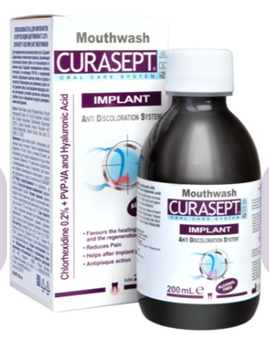 CURASEPT ADS IMPLANT MOUTHWASH Ополаскиватель для имплантов хлоргексидин диглюконат 0,20% , 200 мл