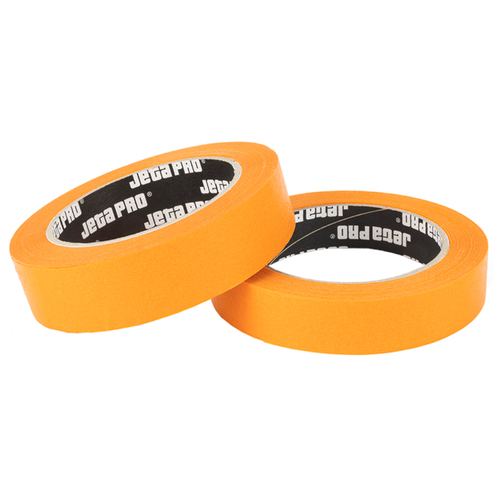 JETA PRO Лента маскирующая, уст.УФ,90°С-60 мин,ОРАНЖЕВАЯ,25ммx40м
