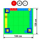 Набор GigaBloks 10: Крепость на платформе