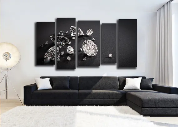 Модульная картина "Настоящий бриллиант"