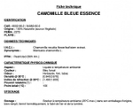CAMOMILLE BLUE EO / РОМАШКА голубая э.м. CAS 8002-66-2 ; 84082-60-0