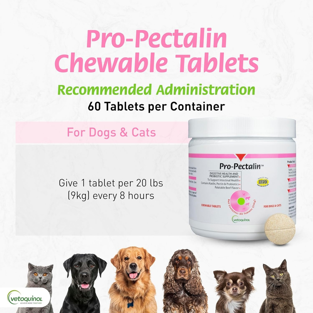 Vetoquinol Pro-Pectalin Про Пекталин жев. таблетки