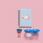 Наклейки для школы Зайка (фуксия), 56 шт