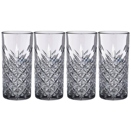 Набор стаканов из 4шт "Timeless" агат 300мл