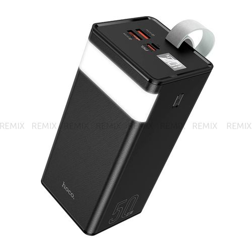 Внешний аккумулятор 40000mAh 2USB 3.0A 22.5W Li-pol батарея Hoco J86 Powermaster (Black)