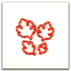 Листья хризантемы. Набор 1