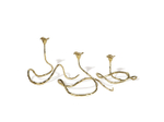 Mukul Goyal Подсвечники ИДЕН (5 предметов), золотистые MG301