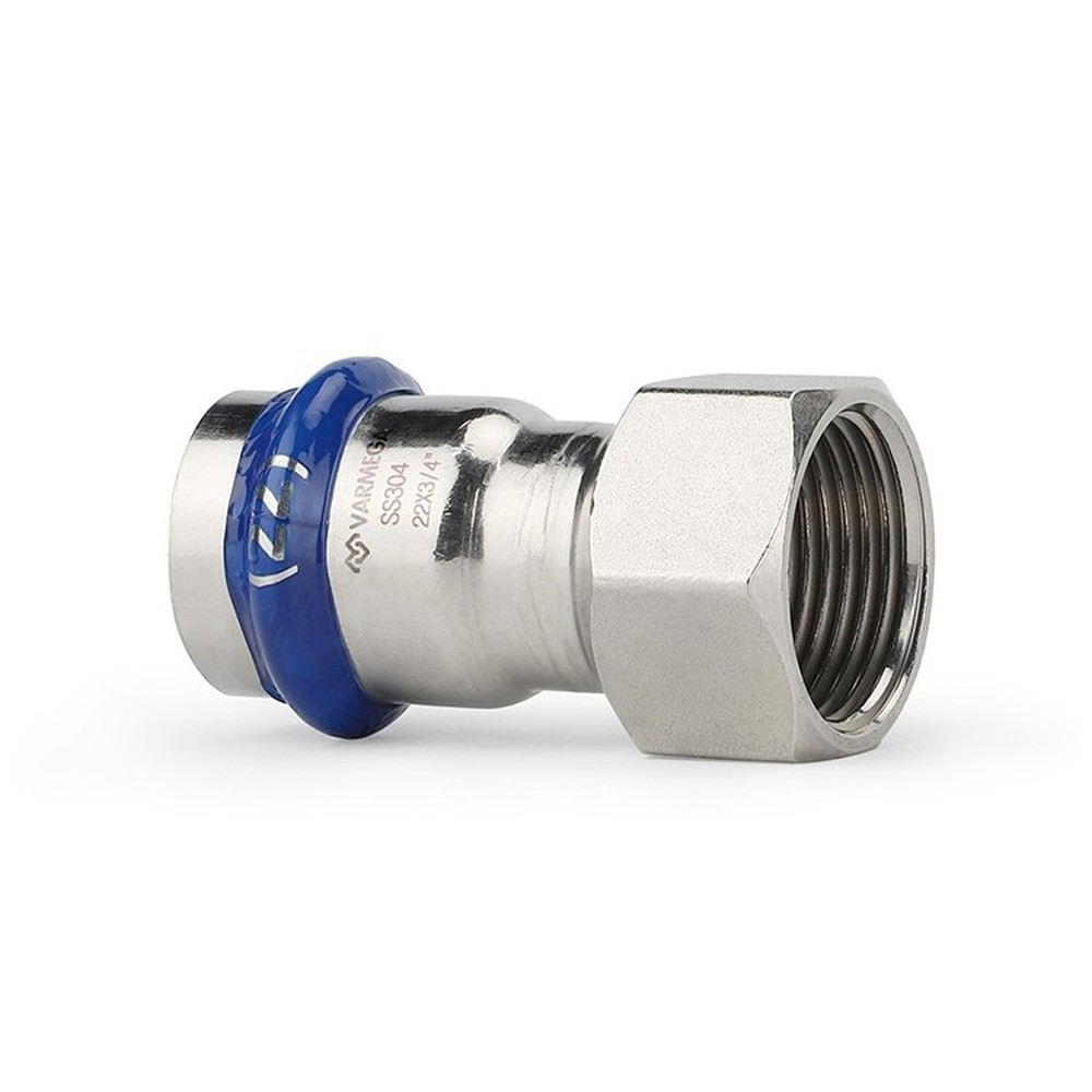 Муфта VARMEGA раструбная Inox Press ВР 18x1/2"