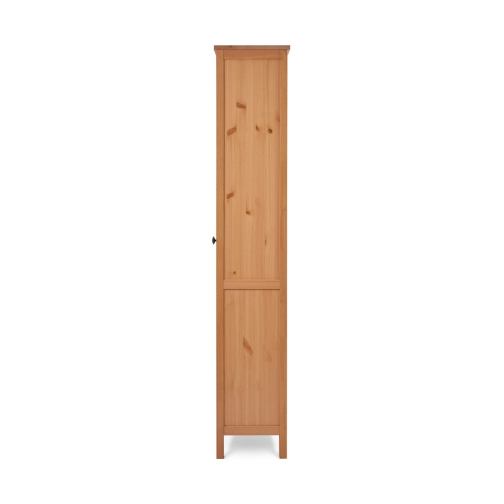 Шкаф-витрина Хемнэс Hemnes/Кымор, ст/ст 90х198х37 см, светло-коричневый