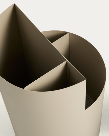 Atin Большая подставка для зонтов из бежевого металла