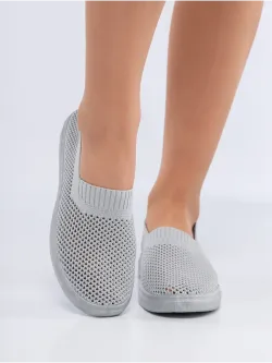 Мокасины летние текстильные