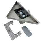 Трап с гориз из ниж.стали угловой (гидро+сухая защита)20х20 TIM