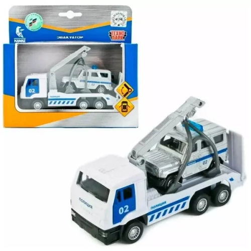 KAMAZ ЭВАКУАТОР, 12 см, + УАЗ hunter 7,5 см