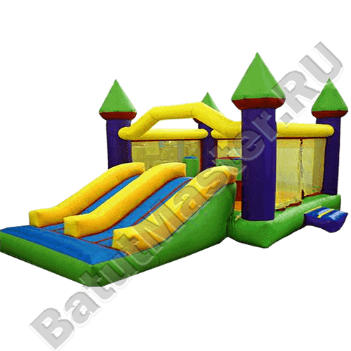 Коммерческий надувной батут "Веселая горка 2"