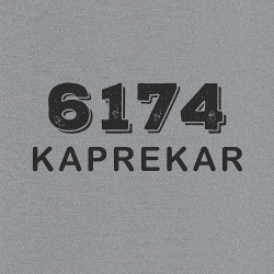 Принт PewPewCat 6174 Kaprekar на серой меланж футболке