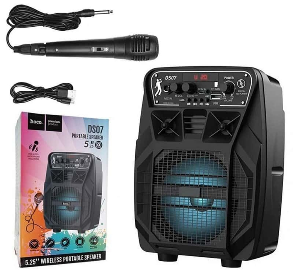 Колонка - Bluetooth HOCO DS07 (черный)