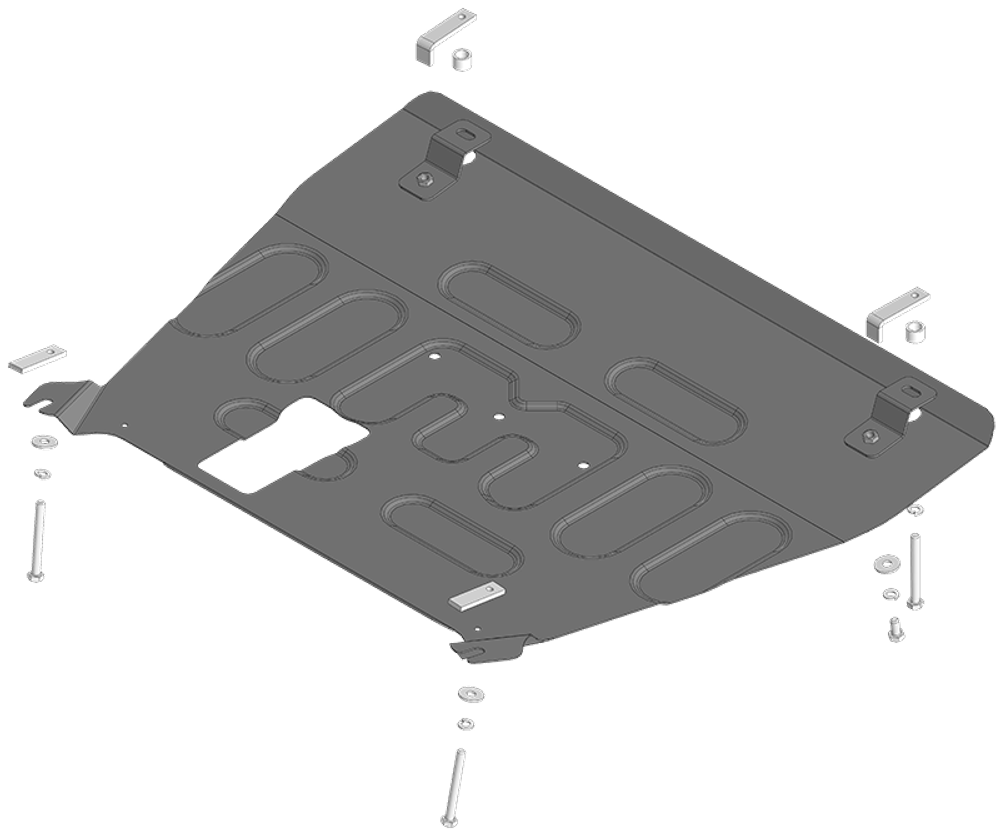 Защита двигателя и кпп для DFSK Fengon Ix7 Motodor.78610