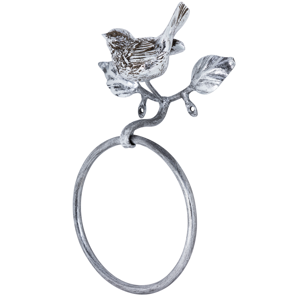 Держатель для полотенец Терра Лавли Античное серебро