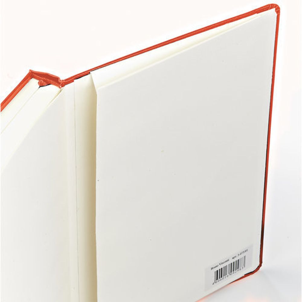 Блокнот А5 (142х214 мм), 100 л., твердая обложка, балакрон, на резинке, BRUNO VISCONTI, Оранжевый, 3-101/05