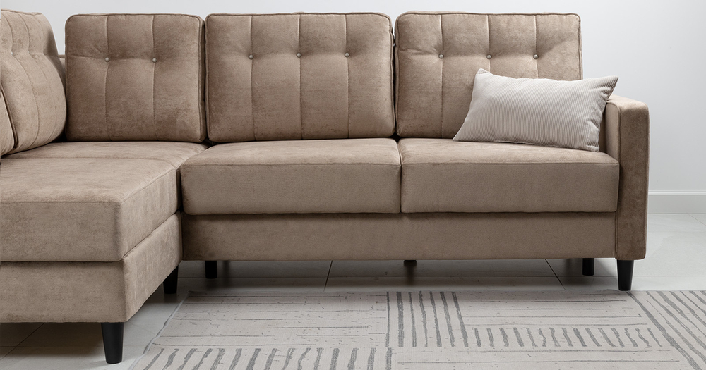 Арно Диван - кровать угловой (Арт. ТД 565 Лаки 04 (песочный))