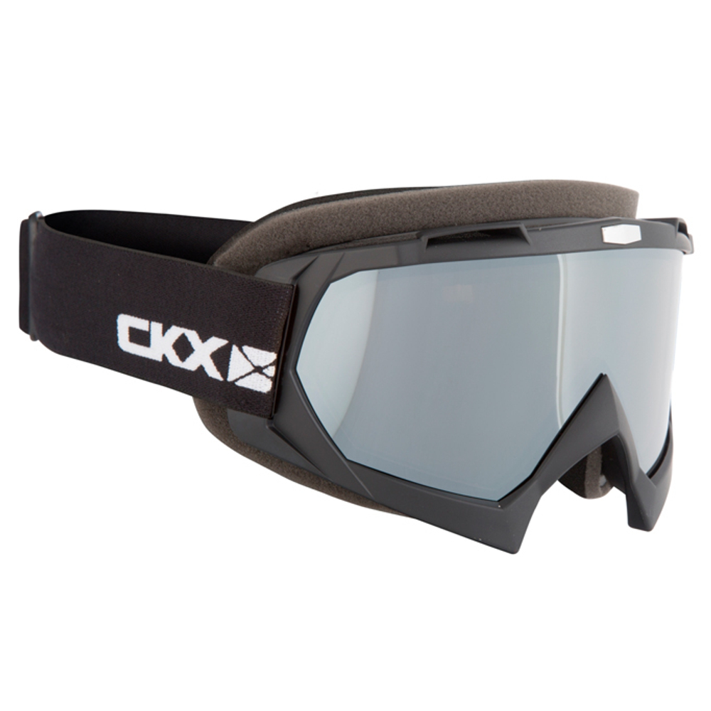 Очки внедорожные CKX WIN ASSAULT LD/MIR SMKL, чёрный матовый