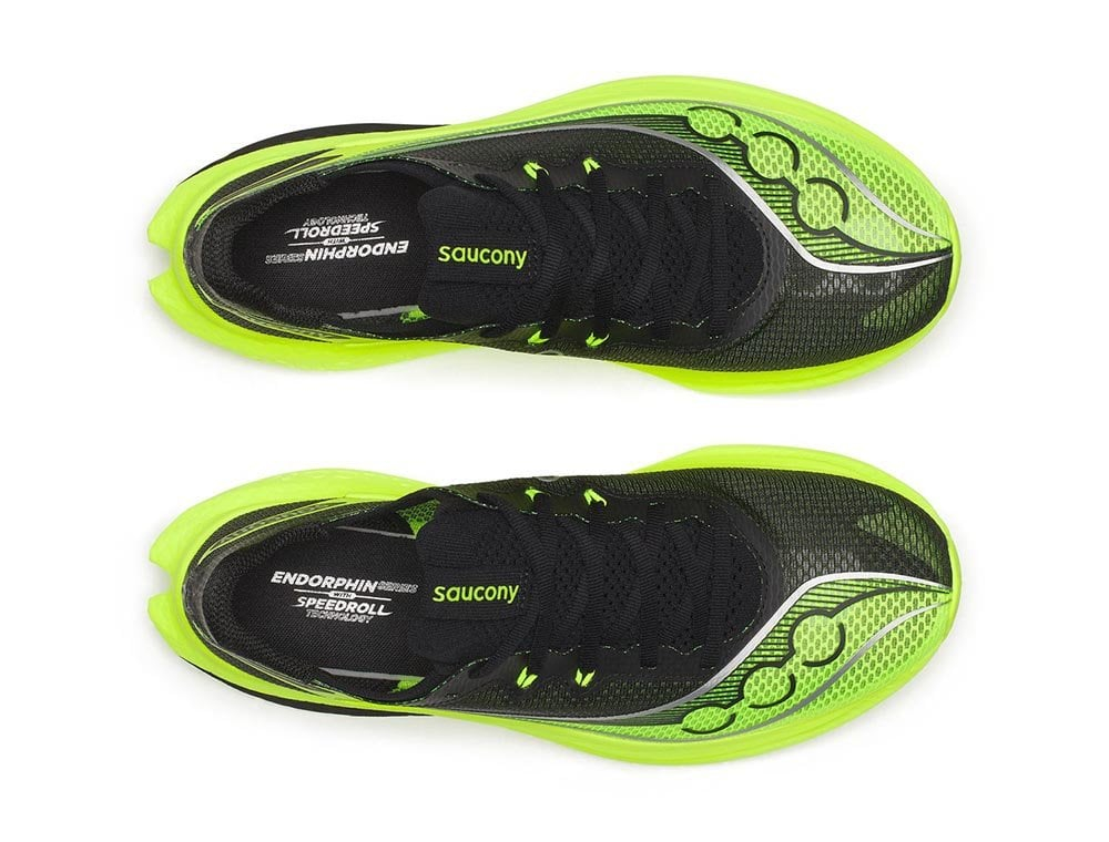 Кроссовки для бега мужские Saucony Endorphin Pro 5 M Чёрно-Лайм