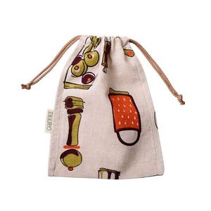 Экомешочек из льна и хлопка "Оливки", 14х20 см