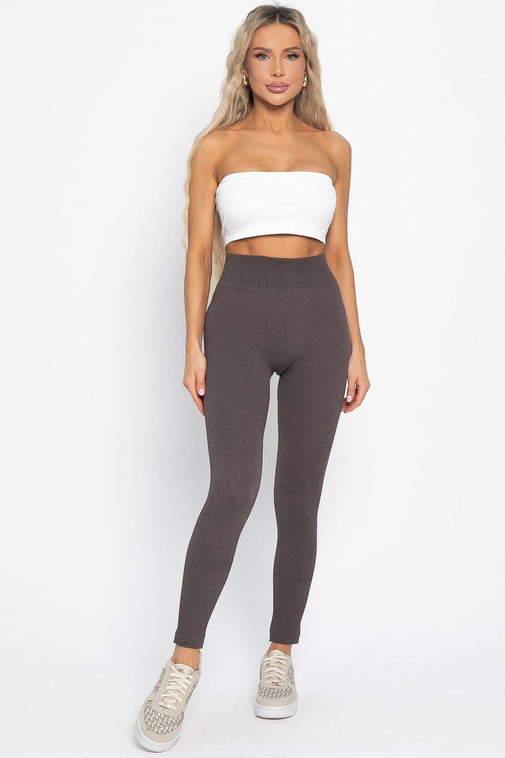 Лосины в рубчик утепленные НЬЮ (шоколад) Б14977-7М LT Collection