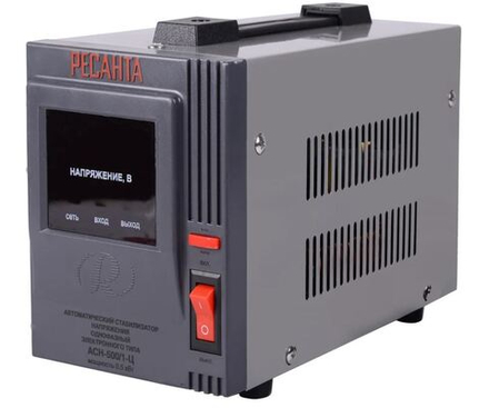 Однофазный стабилизатор напряжения Ресанта АСН 500/1-Ц 63/6/1