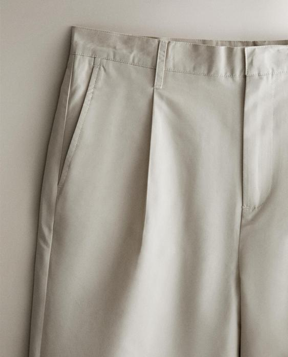 ZARA HOME БРЮКИ ДЛЯ ГОЛЬФА, ЭКРЮ