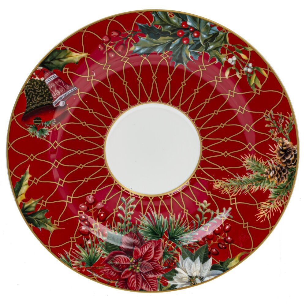 GAEM Чашка с блюдцем "Зимнее волшебство", 250 мл, L15,5 W15,5 H6,5 см