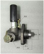 Насос ручной подкачки топлива Ricardo R6105 (фланец 50х66 мм,правый)/Hand Primer pump,S11/P2208A