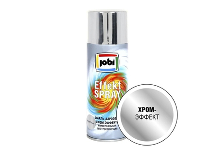 Эмаль аэрозольная с хром-эффектом JOBI 520мл